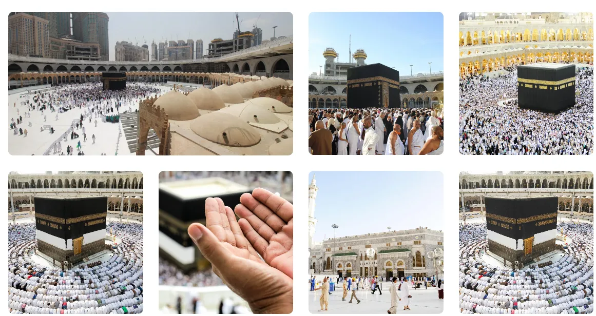 Kolase Ka'bah di Masjidil Haram